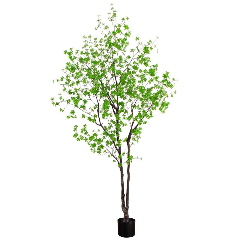 10' Artificial Minimalist Enkianthus Tree - Green
