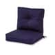 preview thumbnail 56 of 74, Sunbrella 2-Piece Premium Deep Seat Outdoor Cushion Set Canvas Navy