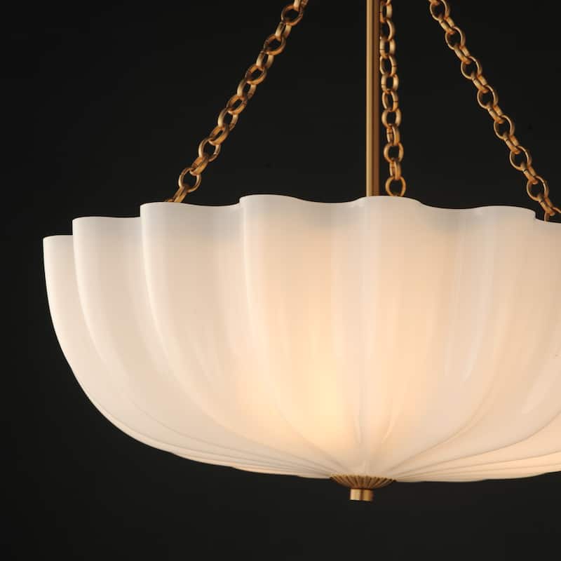 Maxim 22653 Bundt 3 Light 18" Wide Semi-Flush Bowl Ceiling Fixture /
