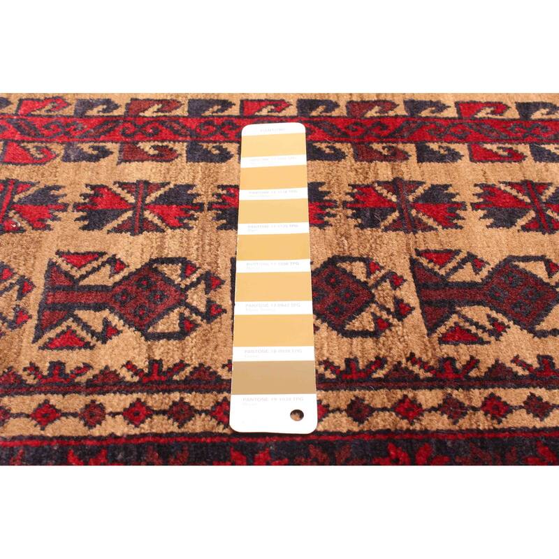 ECARPETGALLERY Hand-knotted Teimani Brown Wool Rug - 3'1 x 5'1
