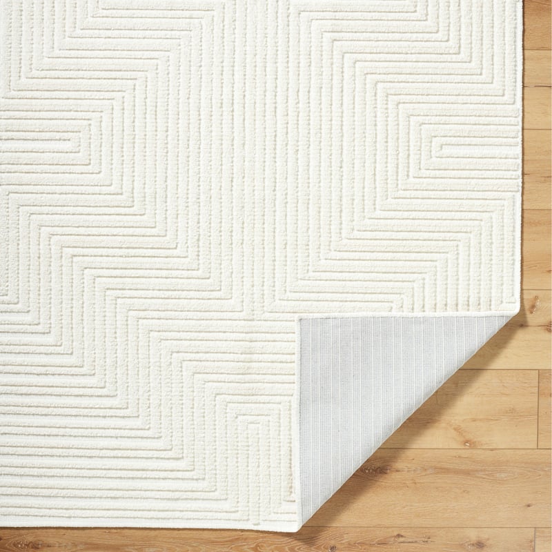 Livabliss Bohemian & Eclectic Lyna Diamond Washable Area Rug