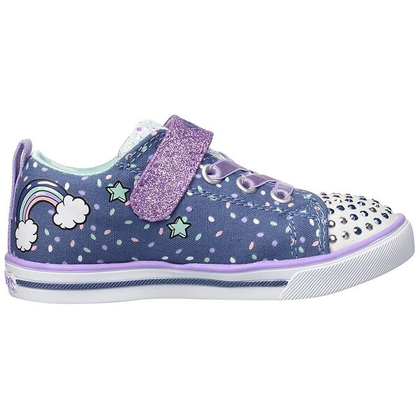 skechers lace up purpura