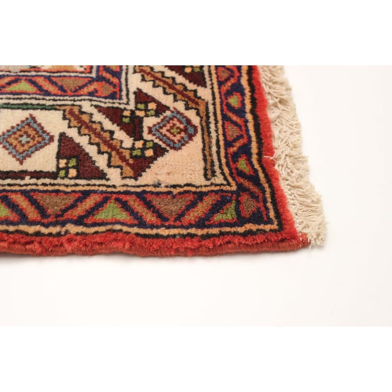 ECARPETGALLERY Hand-knotted Konya Anatolian Red Wool Rug - 2' 11" x 9' 8"