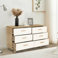 Drawer Dresser Storage Cabinet Buffet Cabinet Solid Wood Handle Table ...