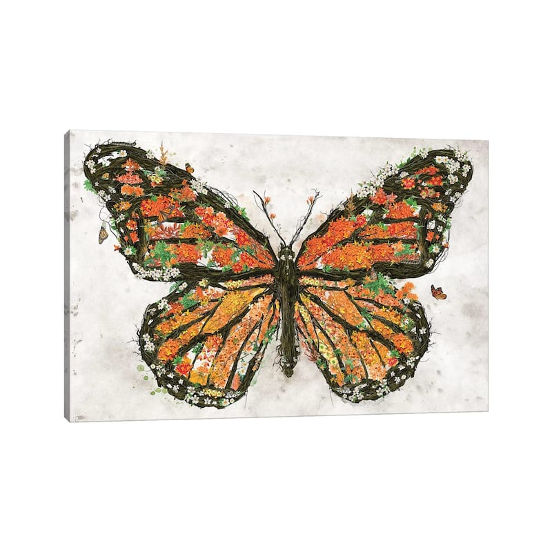 iCanvas "Monarch Butterfly" by Barrett Biggers Canvas Print