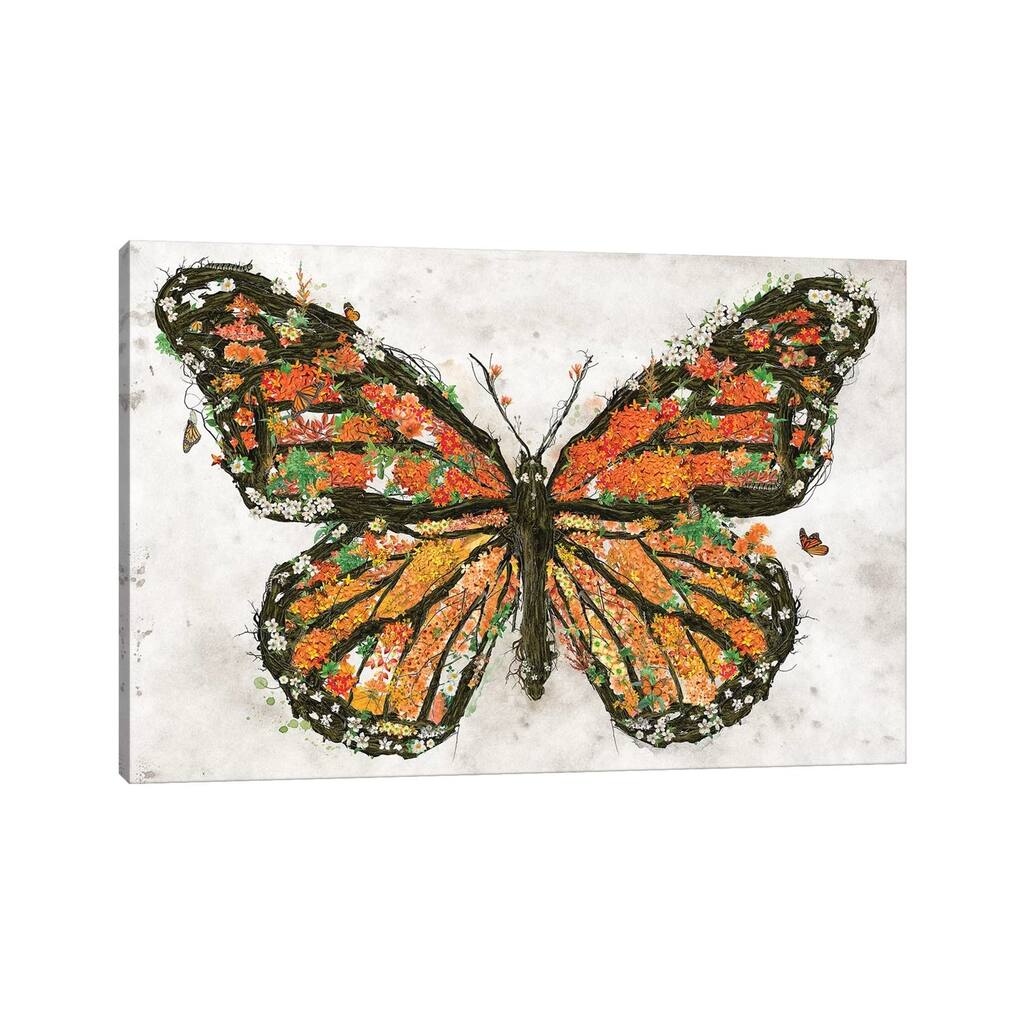 iCanvas "Monarch Butterfly" by Barrett Biggers Canvas Print