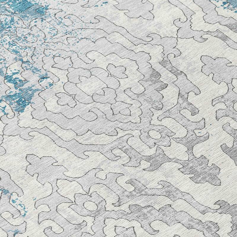 Machine Washable Indoor/ Outdoor Chantille Transitional Rug