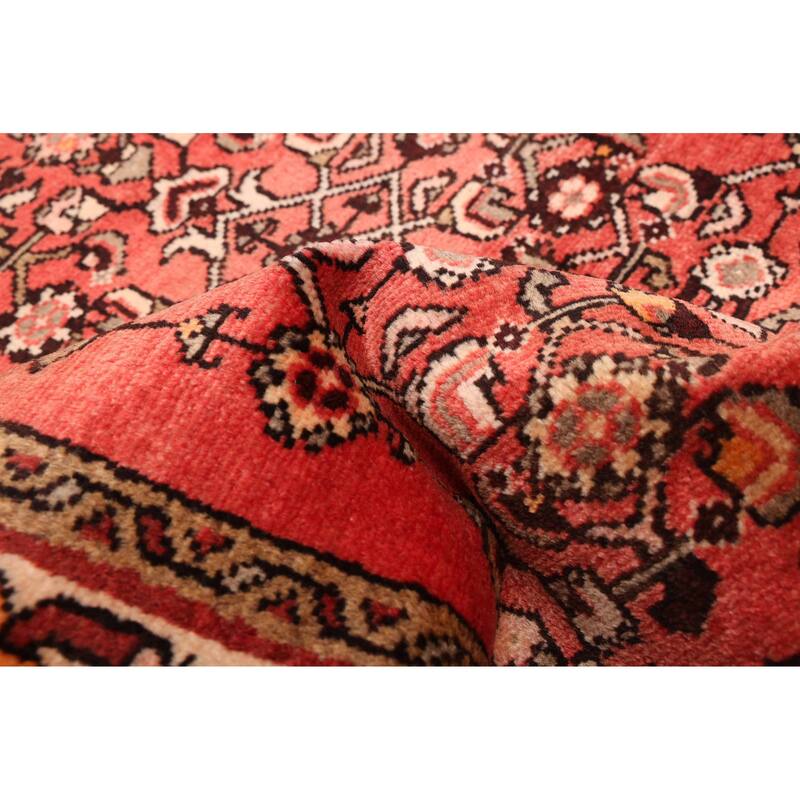 ECARPETGALLERY Hand-knotted Andelz Light Red Wool Rug - 2'8 x 10'6