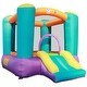 preview thumbnail 1 of 3, Pogo Bounce House Backyard Kids Residential Nylon Inflatable Indoor/Outdoor Bouncer with Slide for Small Kids