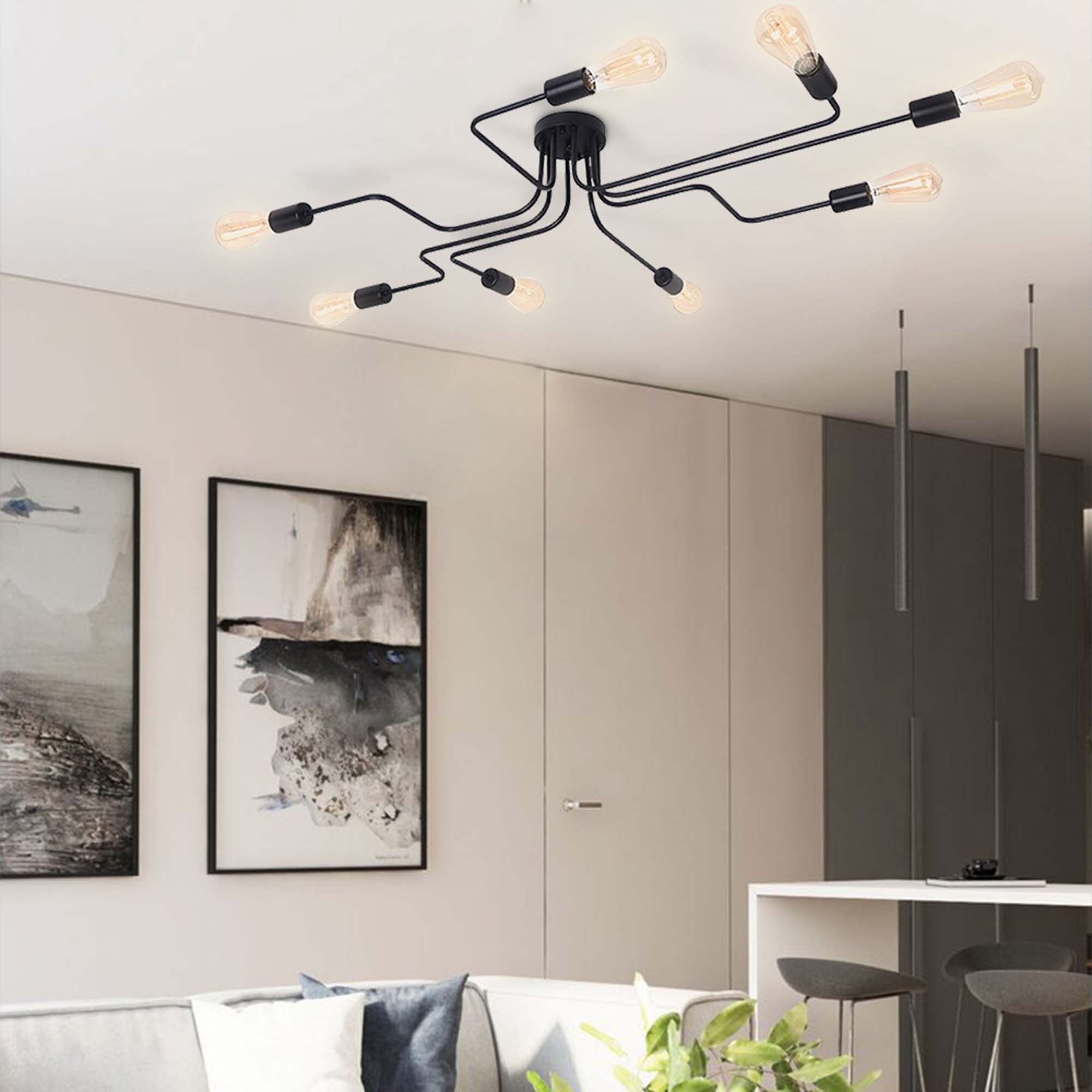 8 - Light Mid-Century Modern Industrial Spider Shape Circuit Board