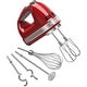 preview thumbnail 9 of 19, KitchenAid 9-Speed Hand Mixer with Turbo Beater II Accessories Empire Red