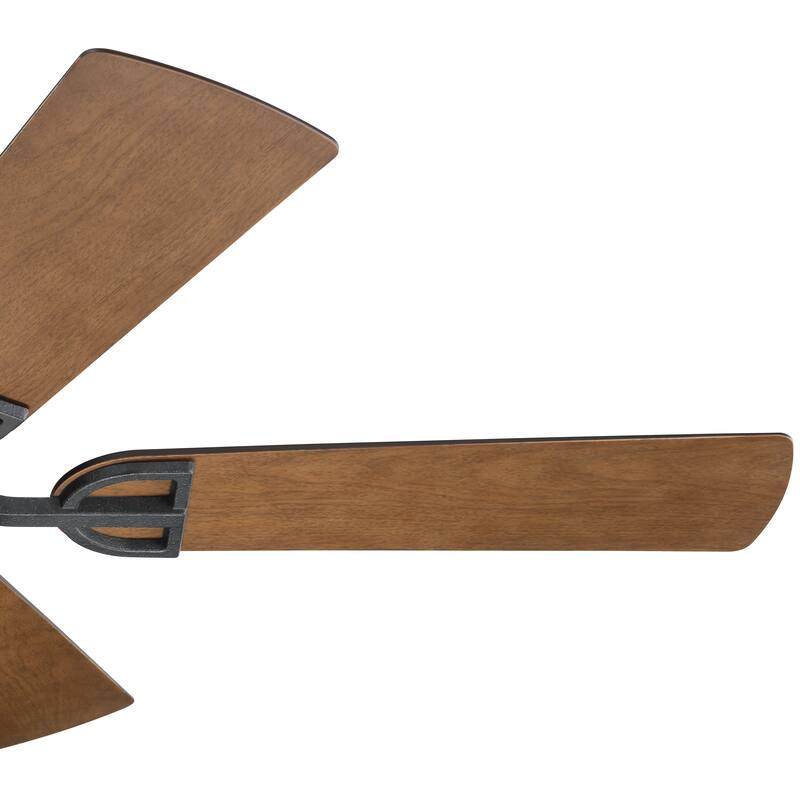 Kichler Lighting Lyndon Patio 52-inch LED Ceiling Fan Distressed Black