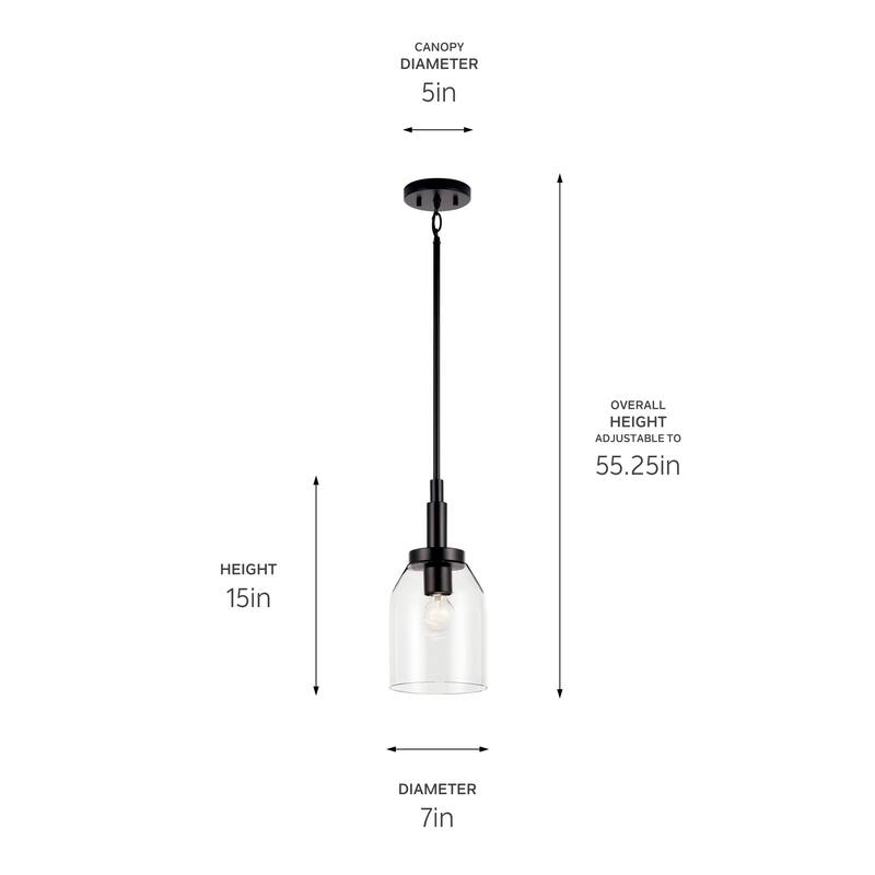 Kichler Lighting Madden 1-Light Mini Pendant Light