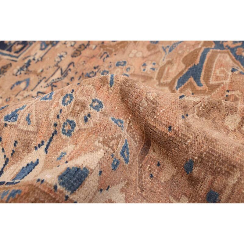 ECARPETGALLERY Hand-knotted Sarabi Copper Wool Rug - 7'2 x 9'9