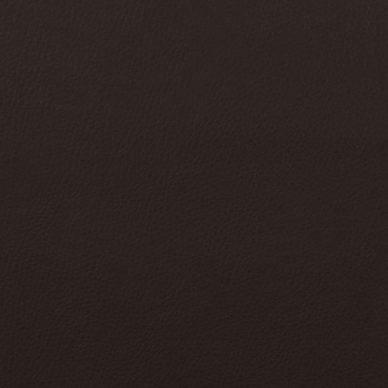 Ergonomic Dark Brown Swivel Office Chair - Adjustable Leatherette Desk Chair with Armrests