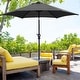 preview thumbnail 62 of 111, Autlaycil 7.5FT Patio Umbrella with Tilt and Crank Black