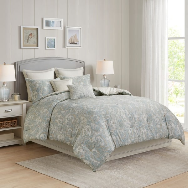 slide 2 of 10, Harbor House Chelsea 4-piece Cotton Comforter Set King