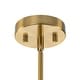 preview thumbnail 27 of 63, Glam Single-light Dining Room Glass Globe Bubble Chandelier - 17.7 in