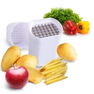 French Fry Cutter Fruit Vegetable Potato Slicer with 3 Blades - Bed Bath &  Beyond - 35297851