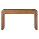 preview thumbnail 13 of 48, 54.3" Rustic Console Table with Fluted Drawers for Entryway or Living Room