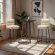 Option Brown Table & Cream Chairs