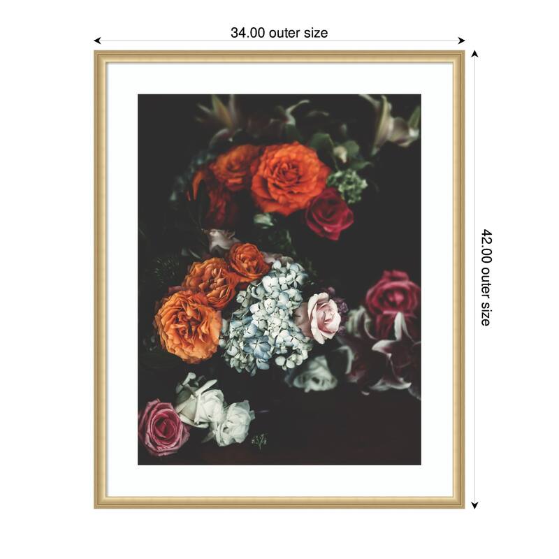 Kate and Laurel Framed Art Abundance by Alicia Abla