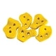 preview thumbnail 4 of 5, Gorilla Playsets Rock Wall Rocks with Mounting Hardware (5-Pack) Yellow