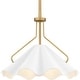 preview thumbnail 4 of 4, Aged Brass One Light Pendant from the Quoizel Pendant Collection