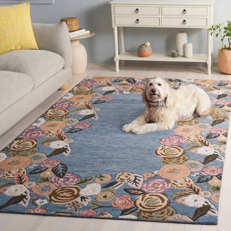 SAFAVIEH Handmade Jardin Mizue Floral Wool Rug