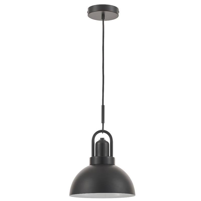Dainolite Reveka 1 Light Pendant - Matte Black