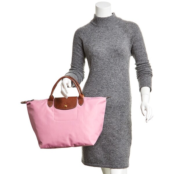 longchamp le pliage medium short handle