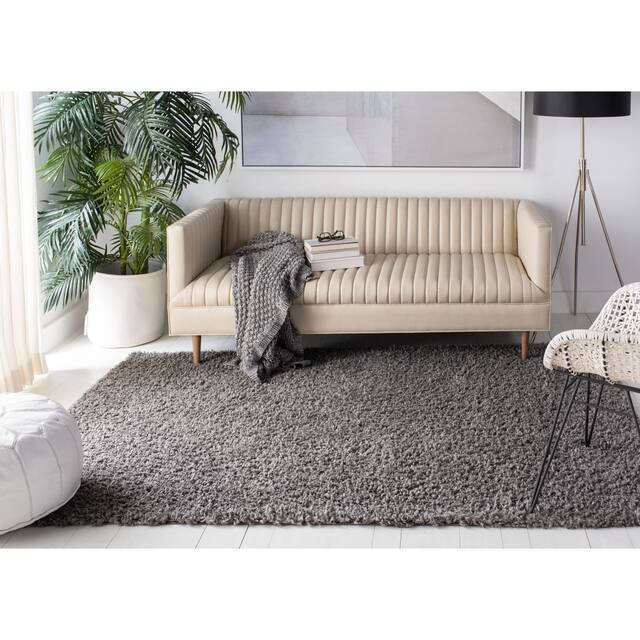 SAFAVIEH August Shag Veroana Solid 1.5-inch Thick Rug
