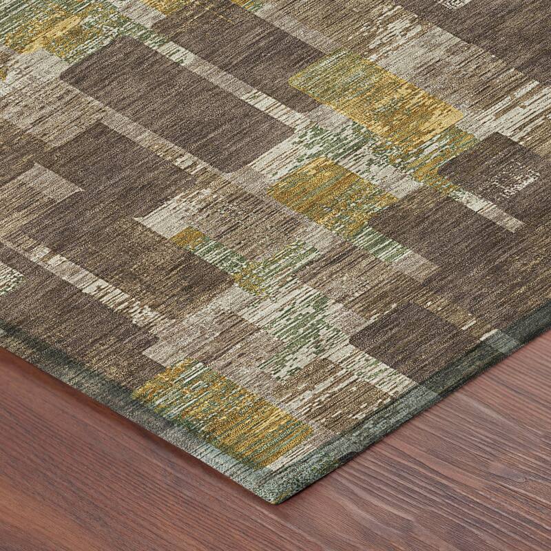 Machine Washable Indoor/ Outdoor Casual Carson Chantille Rug