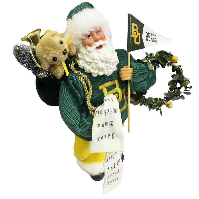 12" Baylor Proud Santa
