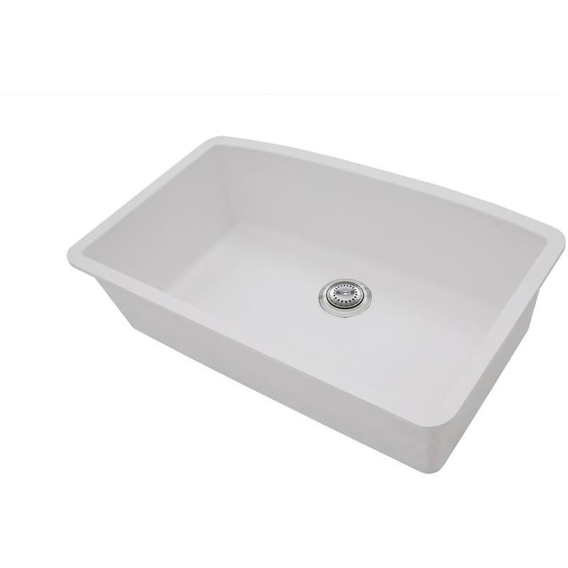 Ackland AKKQS-3219-SB 32-1/2" Undermount Single Basin Quartz Composite