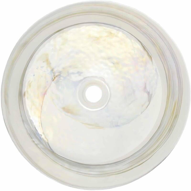 Native Trails Murano 16" Circular Glass Vessel Bathroom Sink