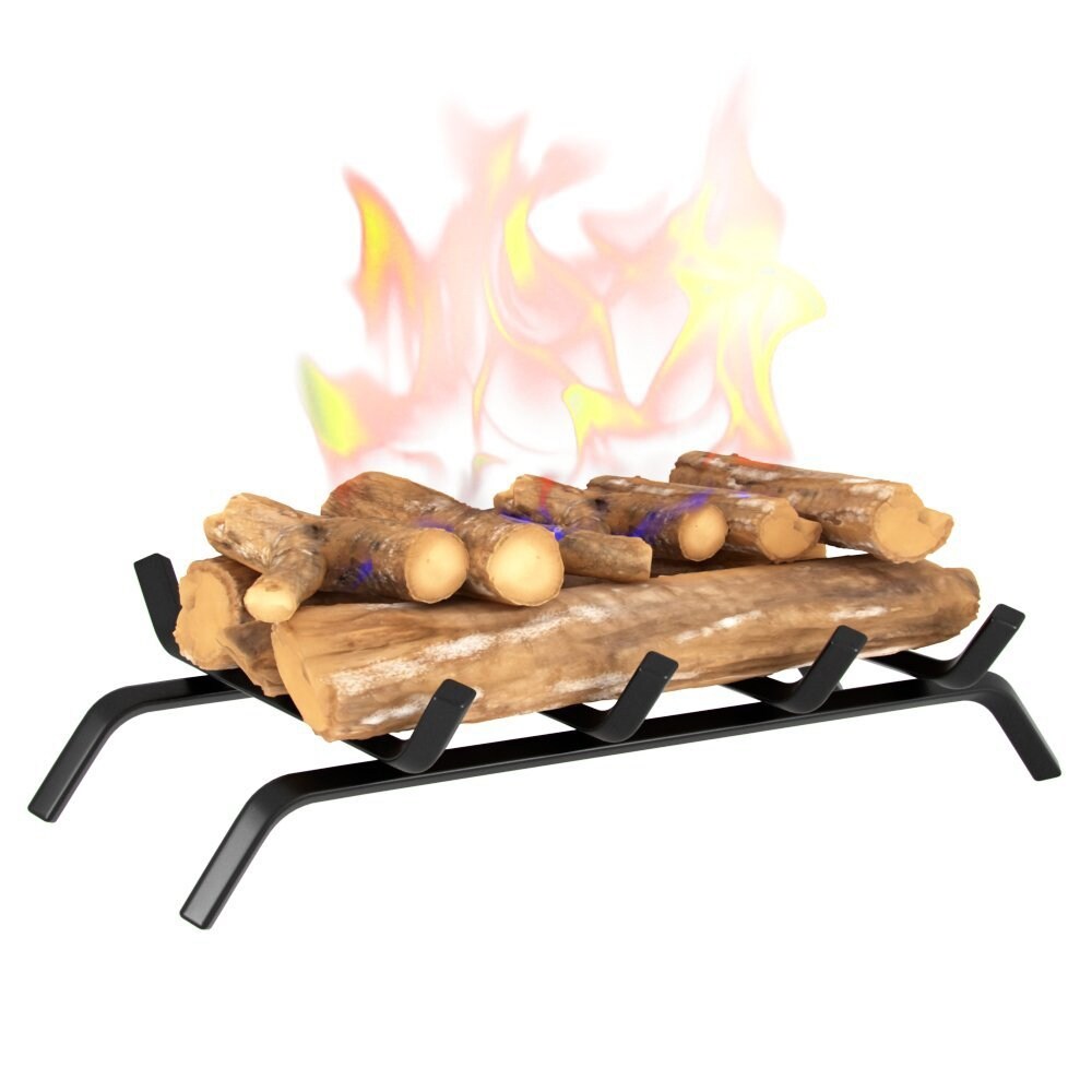 Shop Regal Flame Black Wrought Iron Fireplace Log Grate 18 W Heavy Duty Solid Steel Indoor Chimney Hearth Bar Fire Grates Overstock 30405103