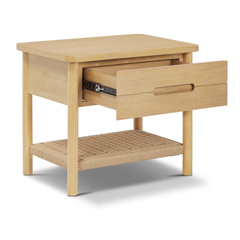Poly and Bark Thani Nightstand in Light Oak