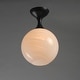 preview thumbnail 3 of 9, Maxim 21229MR Neve 9" Wide Semi-Flush Globe Ceiling Fixture