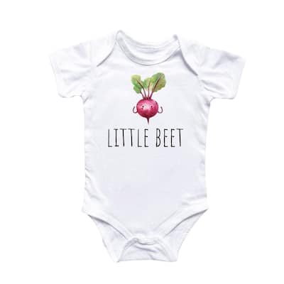 Beet Vegetable Vegan - Baby Boy Girl Clothes Infant Bodysuit Funny Cute Newborn