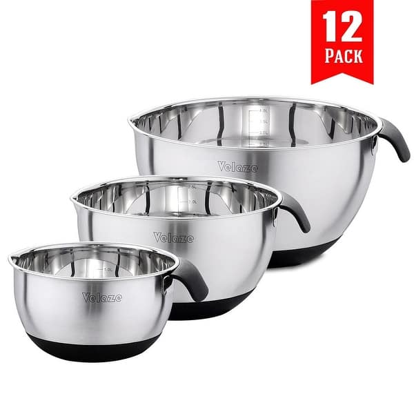 mixing bowls mixing bowl Set of 6 - stainless steel mixing bowls