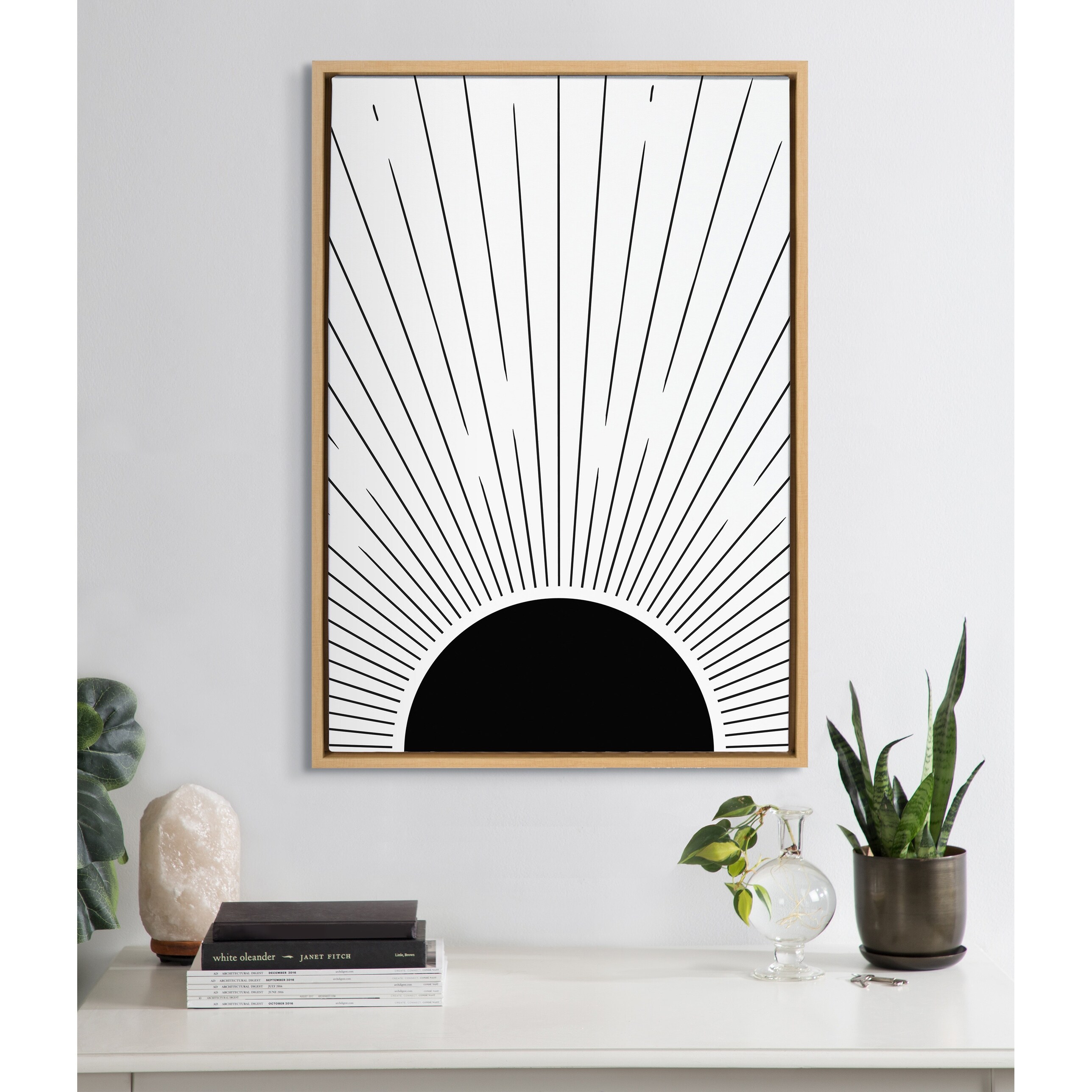 Kate and Laurel Sylvie Mid 3 Framed Canvas by Jake Goossen ...