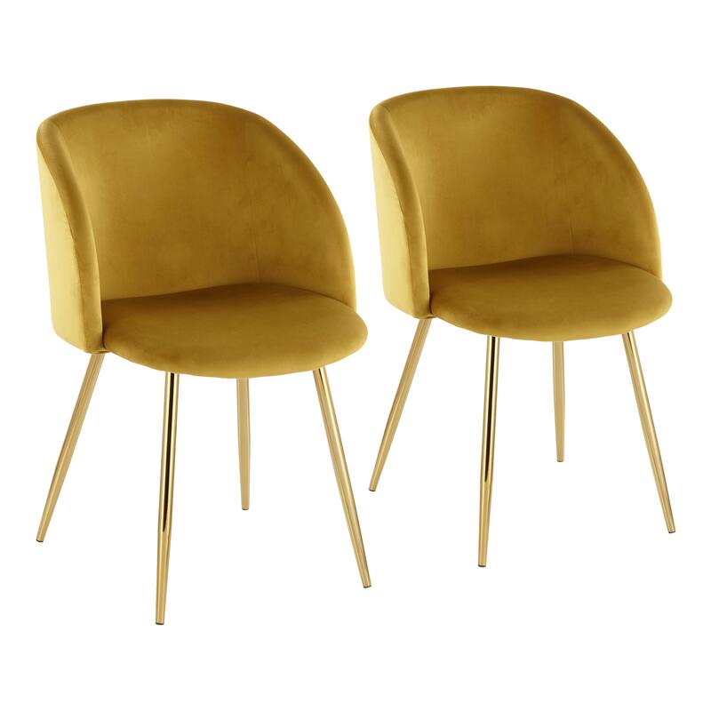 Silver Orchid Harding Upholstered Dining Chairs (Set of 2)
