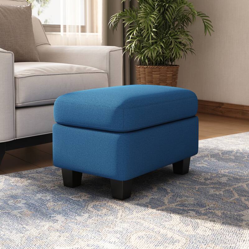 Springfield Multi-Functional Ottoman with Durable Construction for Versatile Home Use - Navy Blue