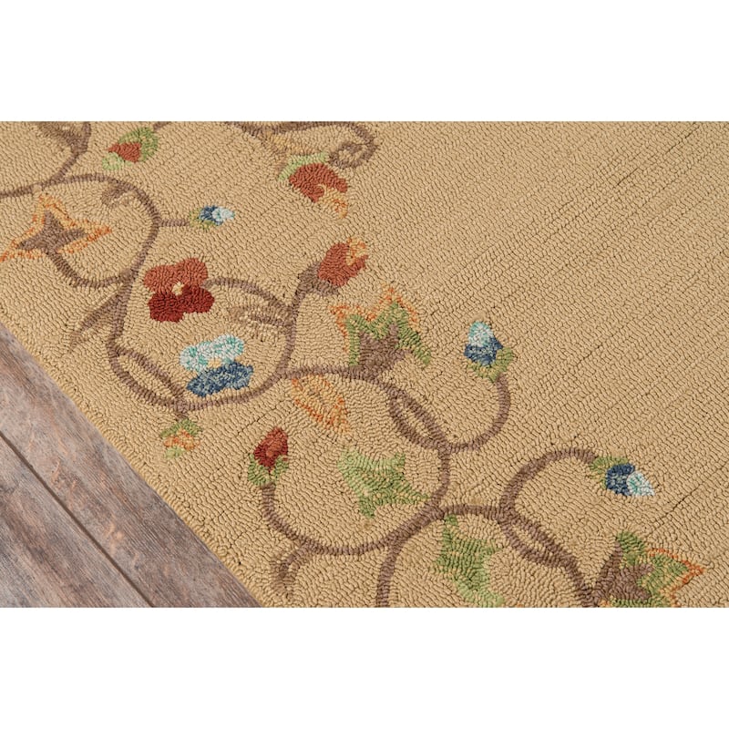 Momeni Veranda Hand Hooked Floral Indoor Outdoor Rug