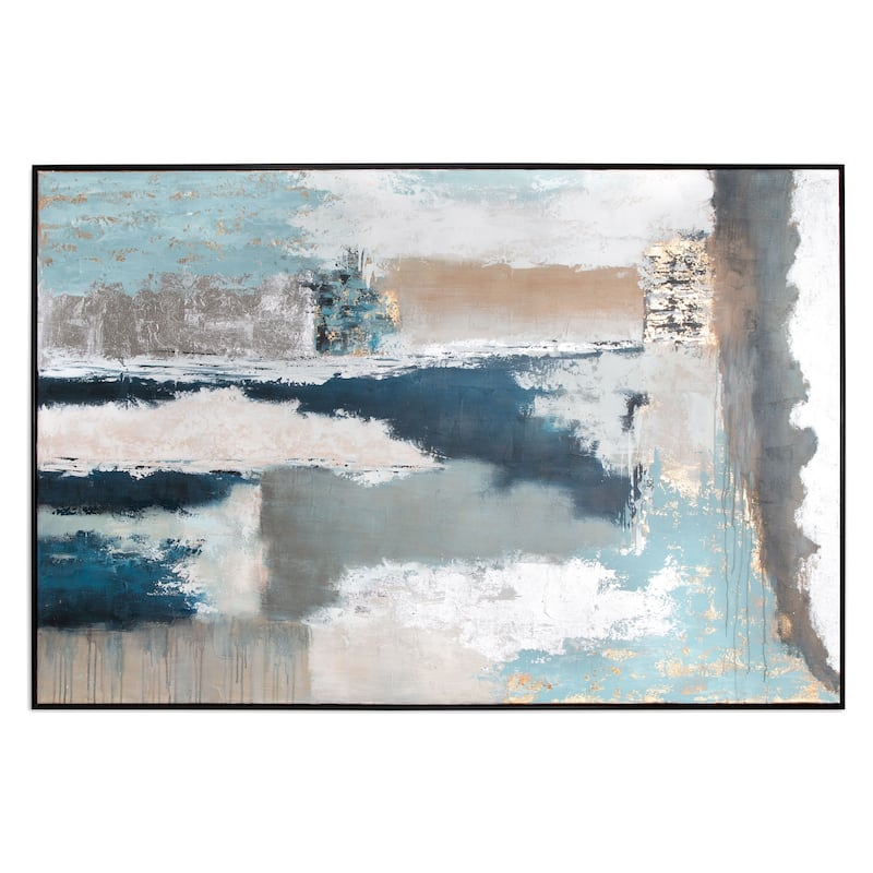 Exhilaration, Framed Hand Painted Canvas