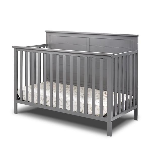 slide 2 of 5, Sorelle Furniture Ashley 4-in-1 Convertible Crib - N/A Grey