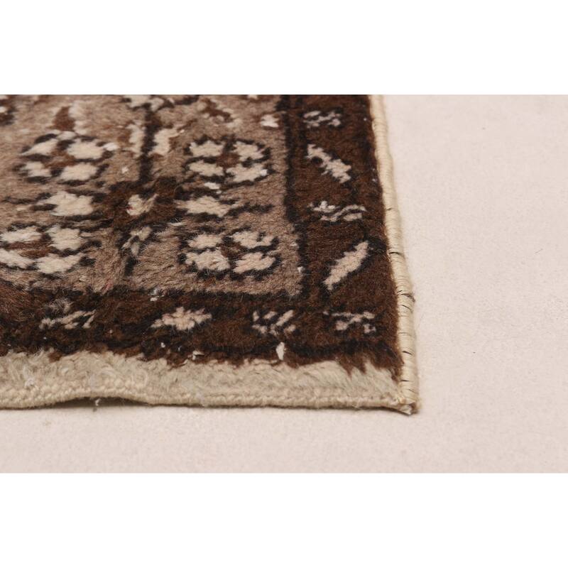 ECARPETGALLERY Hand-knotted Melis Vintage Cream Wool Rug - 5'9 x 9'4