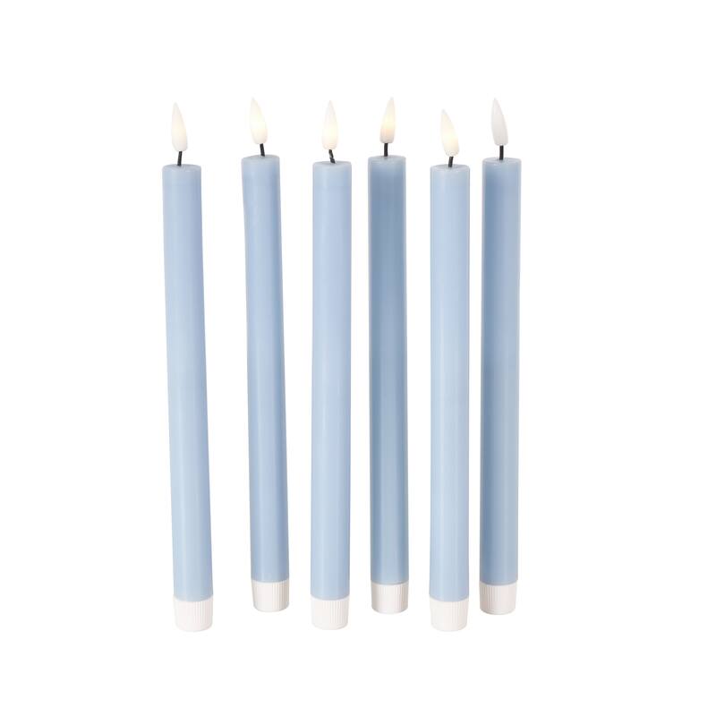 Wax Indoor Outdoor Flameless Candle with Remote Control (Set of 6)