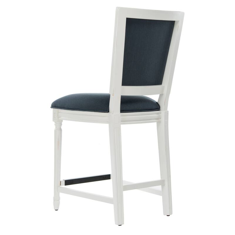 SAFAVIEH Judyth -26 Inch Light Grey/ Cream Rectangular Counter Stool (Set of 2) - 19.3" x 23.5" x 43.3" - 19Wx24Dx43H